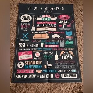 Friends Cloth Quote Poster